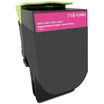 Show details for Premium 71B10M0 Compatible Lexmark Magenta Toner Cartridge Picture of Premium 71B10M0 Compatible Lexmark Magenta Toner Cartridge