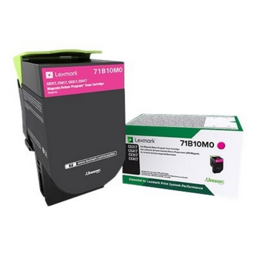 Picture of Lexmark 71B10M0 OEM Magenta Toner Cartridge