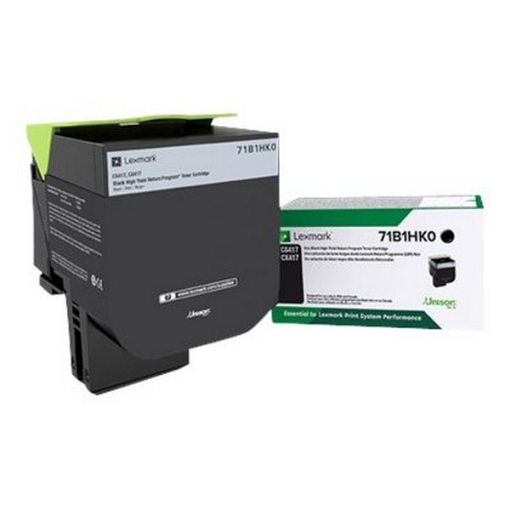 Picture of Lexmark 71B1HK0 OEM High Yield Black Toner Cartridge