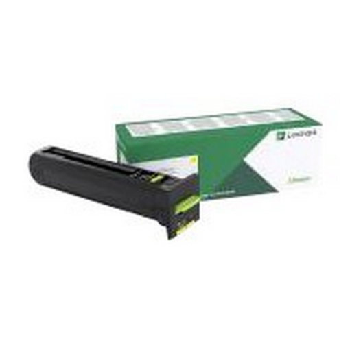 Picture of Lexmark 72K00YG (TAA Compliant Version of 72K10Y0) OEM Yellow Toner Cartridge