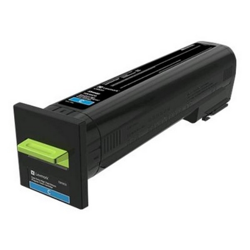 Picture of Lexmark 72K1XC0 OEM Extra High Yield Cyan Toner Cartridge