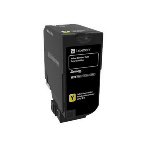 Picture of Lexmark 74C0S40 OEM Yellow Toner Cartridge