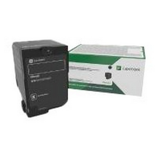 Picture of Lexmark 74C0SKG (TAA Compliant Version of 74C1SK0) OEM Black Toner Cartridge