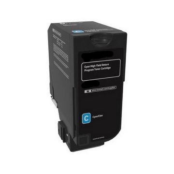 Picture of Remanufactured 74C1SC0 Cyan Toner Cartridge (7000 Yield)