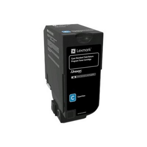 Picture of Lexmark 74C1SC0 OEM Cyan Toner Cartridge