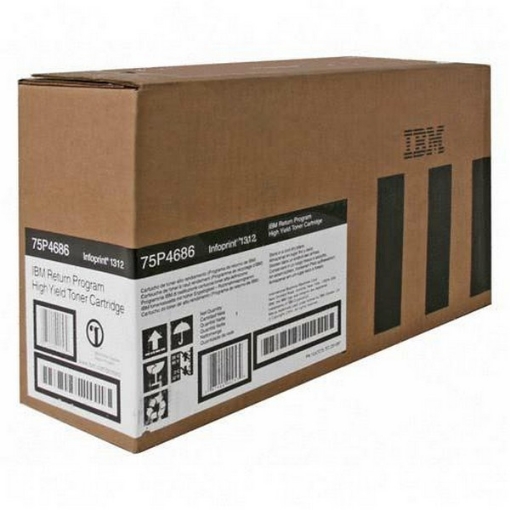 Picture of IBM 75P4686 OEM High Yield Black Toner Cartridge