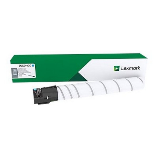 Picture of Lexmark 76C0HC0 OEM High Yield Cyan Toner Cartridge