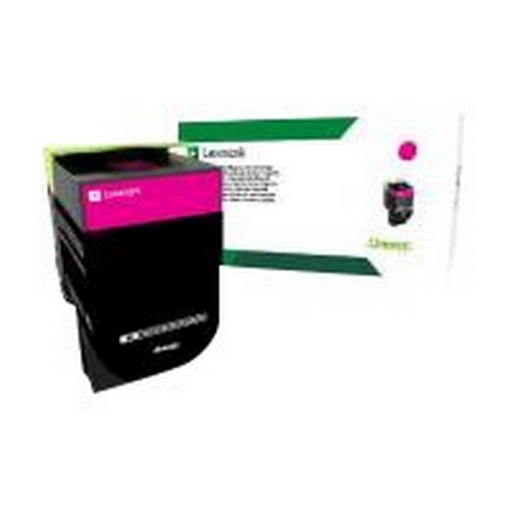 Picture of Lexmark 80C0HMG (TAA Compliant Version 80C1HM0) OEM Magenta Toner Cartridge