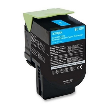 Show details for Premium 80C1SC0 Compatible Lexmark Cyan Toner Cartridge Picture of Premium 80C1SC0 Compatible Lexmark Cyan Toner Cartridge