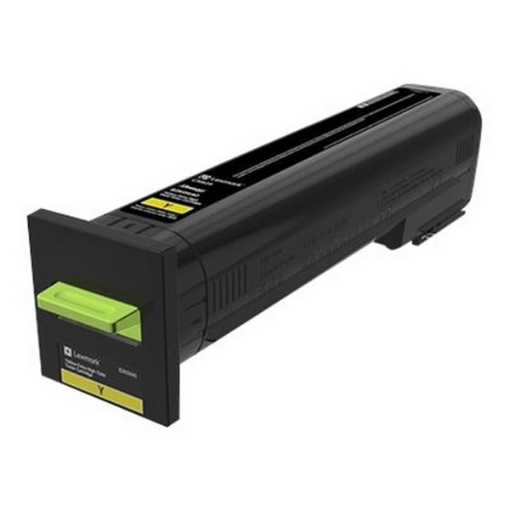 Picture of Lexmark 82K0X40 OEM Extra High Yield Yellow Toner Cartridge