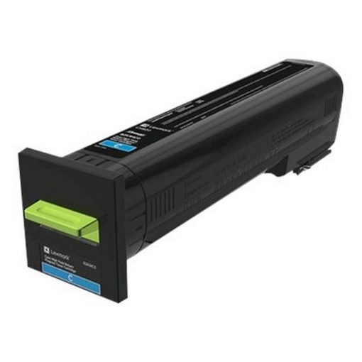 Picture of Lexmark 82K1HC0 OEM High Yield Cyan Toner Cartridge