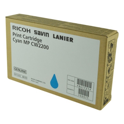 Picture of Ricoh 841721 Cyan Toner Cartridge (100 ml)