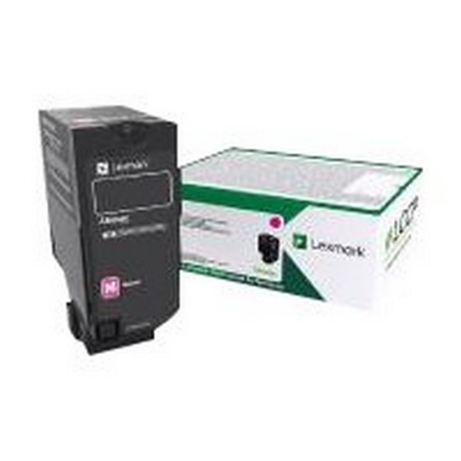 Picture of Lexmark 84C0HMG (TAA Compliant Version of 84C1HM0) OEM High Yield Magenta Toner Cartridge