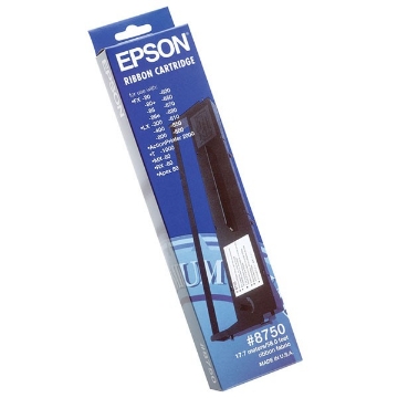 Show details for Epson 8750 OEM Black Printer Ribbon Picture of Epson 8750 OEM Black Printer Ribbon