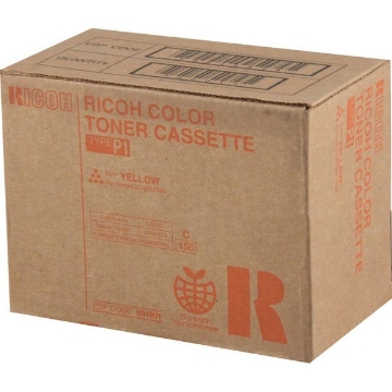 Show details for Ricoh 884901 (Type P1) Yellow Laser Toner Cartridge (19000 Yield) Picture of Ricoh 884901 (Type P1) Yellow Laser Toner Cartridge (19000 Yield)