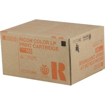 Show details for Ricoh 888443 (Type 160) OEM Yellow Copier Toner Picture of Ricoh 888443 (Type 160) OEM Yellow Copier Toner