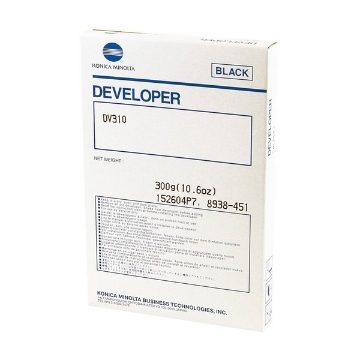 Show details for Konica Minolta 8938-451 (DV-310) Black Developer (65000 Yield) Picture of Konica Minolta 8938-451 (DV-310) Black Developer (65000 Yield)