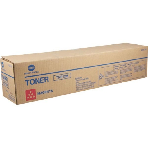 Picture of Konica Minolta 8938-703 (TN-312M) Magenta Copier Toner (12000 Yield)