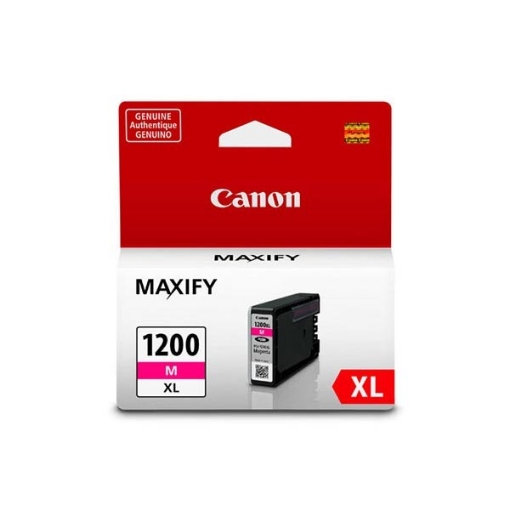 Picture of Canon 9197B001 (PGI-1200XLM) OEM High Yield Magenta Inkjet Cartridge