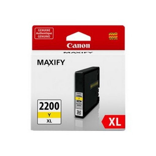 Picture of Canon 9270B001 (PGI-2200xl Y) OEM High Yield Yellow Inkjet Cartridge