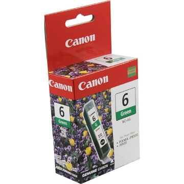 Show details for Canon 9473A00 (BCI-6G) OEM Green Inkjet Cartridge Picture of Canon 9473A00 (BCI-6G) OEM Green Inkjet Cartridge
