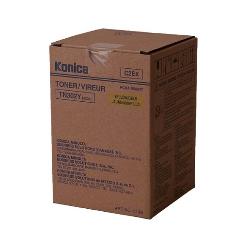 Picture of Konica Minolta 960-847 OEM Yellow Copier Toner