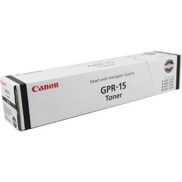 Show details for Canon 9629A003AA (GPR-15BK) Black Copier Toner (21000 Yield) Picture of Canon 9629A003AA (GPR-15BK) Black Copier Toner (21000 Yield)