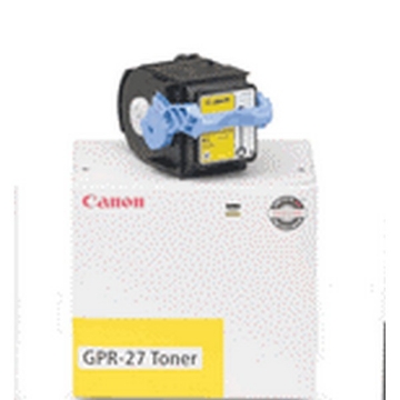 Show details for Canon 9642A008AA (GPR-27Y) OEM Yellow Toner Cartridge Picture of Canon 9642A008AA (GPR-27Y) OEM Yellow Toner Cartridge
