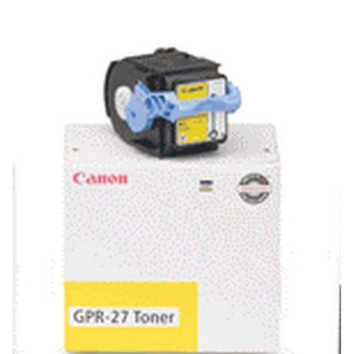 Picture of Canon 9642A008AA (GPR-27Y) OEM Yellow Toner Cartridge