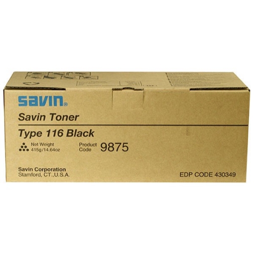 Picture of Savin 9875 (Type 116) OEM Black Laser Toner Cartridge