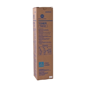 Show details for Konica Minolta A04P431 (TN-610C) OEM Cyan Toner Picture of Konica Minolta A04P431 (TN-610C) OEM Cyan Toner