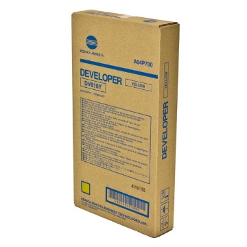 Show details for Konica Minolta A04P700 (DV-610Y) Yellow Developer (200000 Yield) Picture of Konica Minolta A04P700 (DV-610Y) Yellow Developer (200000 Yield)