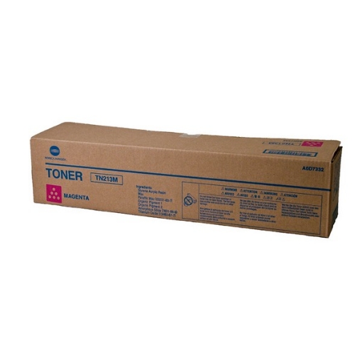 Picture of Konica Minolta A0D7332 (TN-213M) Magenta Toner Cartridge (19000 Yield)