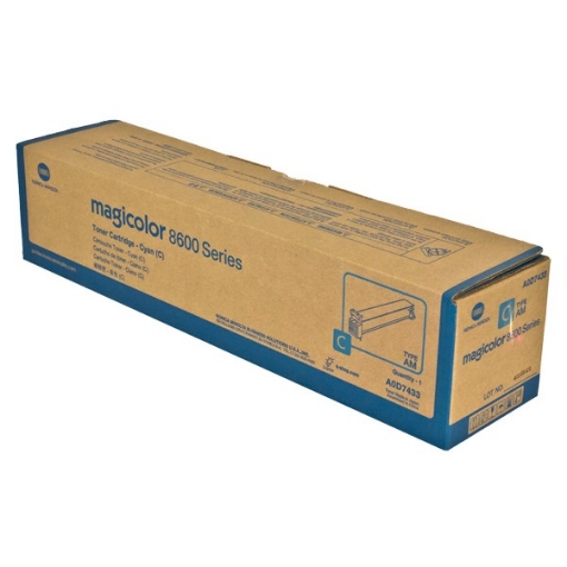 Picture of Konica Minolta A0D7433 Cyan Toner Cartridge (20000 Yield)