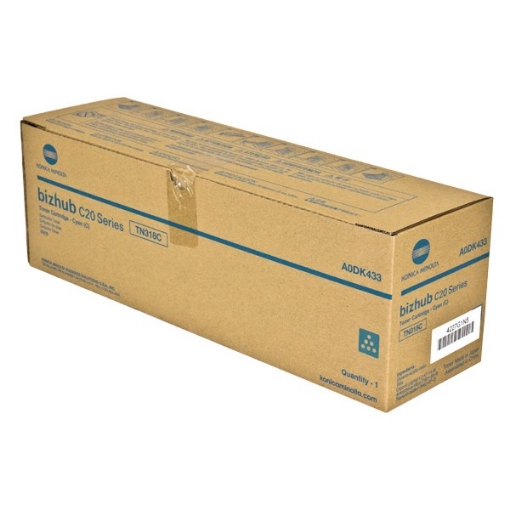 Picture of Konica Minolta A0DK433 Cyan Toner Cartridge (8000 Yield)