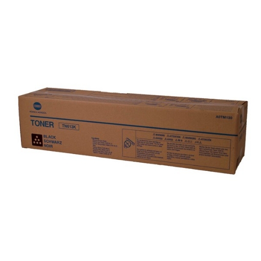 Picture of Konica Minolta A0TM130 (TN-613K) Black Toner Cartridge (45000 Yield)