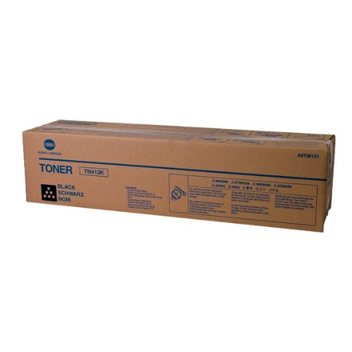 Picture of Konica Minolta A0TM131 (TN-413K) Black Toner Cartridge (45000 Yield)