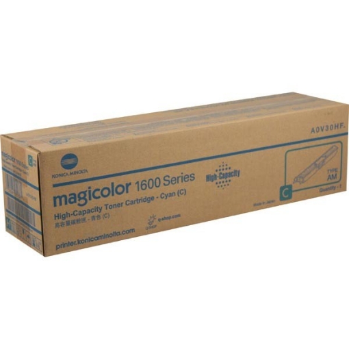 Picture of Konica Minolta A0V30HF Cyan Toner Cartridge (2500 Yield)