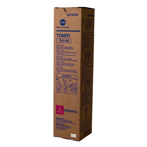 Picture of Konica Minolta A0VW335 (TN-612M) OEM Magenta Toner Cartridge