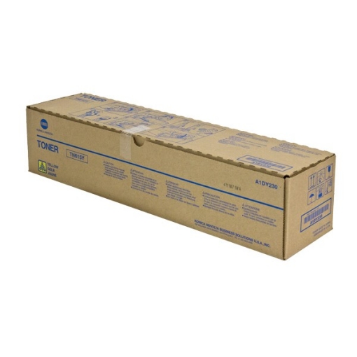 Picture of Konica Minolta A1DY230 (TN-615Y) OEM Yellow Toner Cartridge