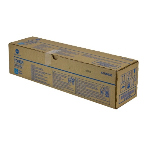 Picture of Konica Minolta A1U9433 (TN-616C) Cyan Toner Cartridge (31000 Yield)