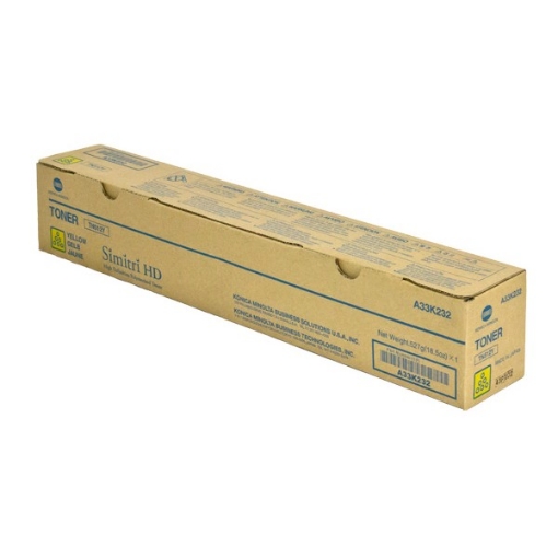 Picture of Konica Minolta A33K232 (TN-512Y) Yellow Toner Cartridge (26000 Yield)