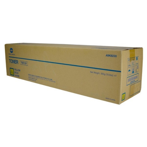 Picture of Konica Minolta A9K8230 (TN713Y) OEM Yellow Toner Cartridge