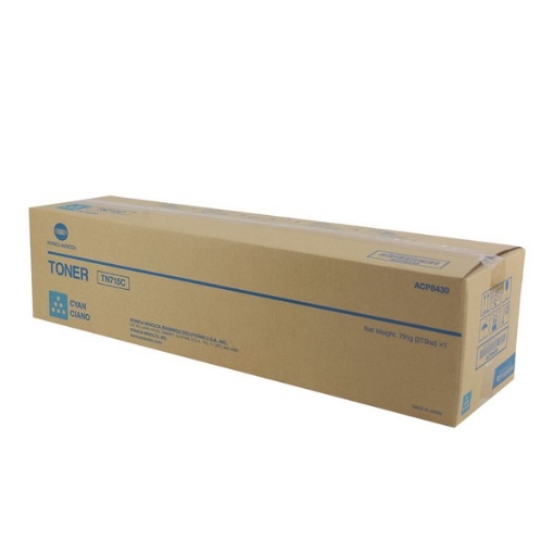 Picture of Konica Minolta ACP8430 (TN715C) Cyan Toner Cartridge (45000 Yield)