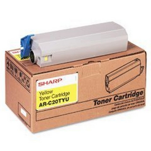 Picture of Sharp AR-C20TYU OEM Yellow Laser Toner Cartridge