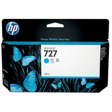 Show details for HP B3P19A (HP 727) OEM Cyan Ink Cartridge Picture of HP B3P19A (HP 727) OEM Cyan Ink Cartridge