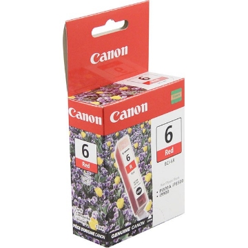 Show details for Canon BCI-6R OEM Red Inkjet Cartridge Picture of Canon BCI-6R OEM Red Inkjet Cartridge