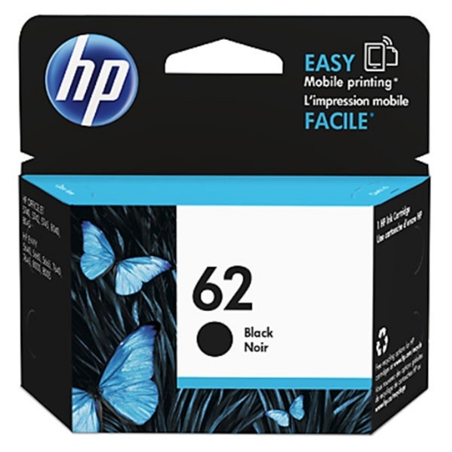 Picture of HP C2P04AN (HP 62) OEM Black Ink Cartridge