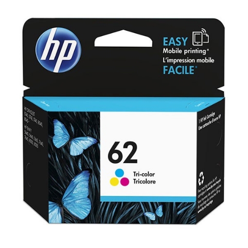 Picture of HP C2P06AN (HP 62) OEM Tri-Color Ink Cartridge