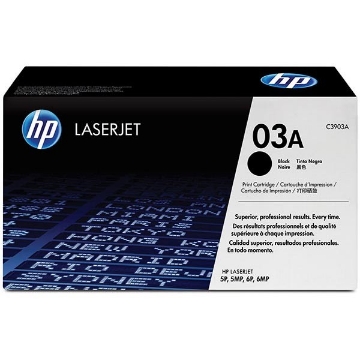 Show details for HP C3903A (HP 03A) OEM Black Toner Cartridge Picture of HP C3903A (HP 03A) OEM Black Toner Cartridge